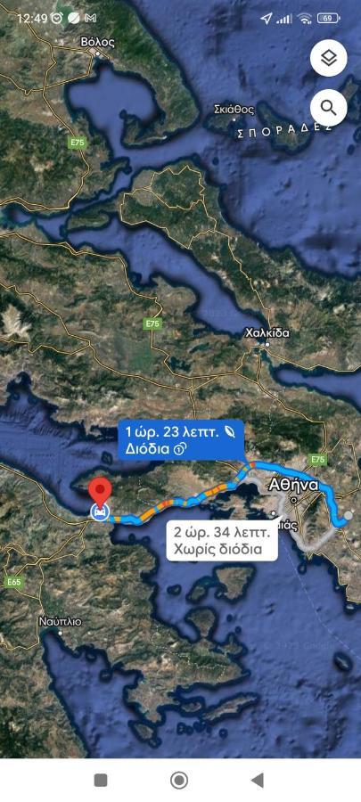 Studio Poseidonia Apartment 75Sqm Corinth Canal Zewnętrze zdjęcie